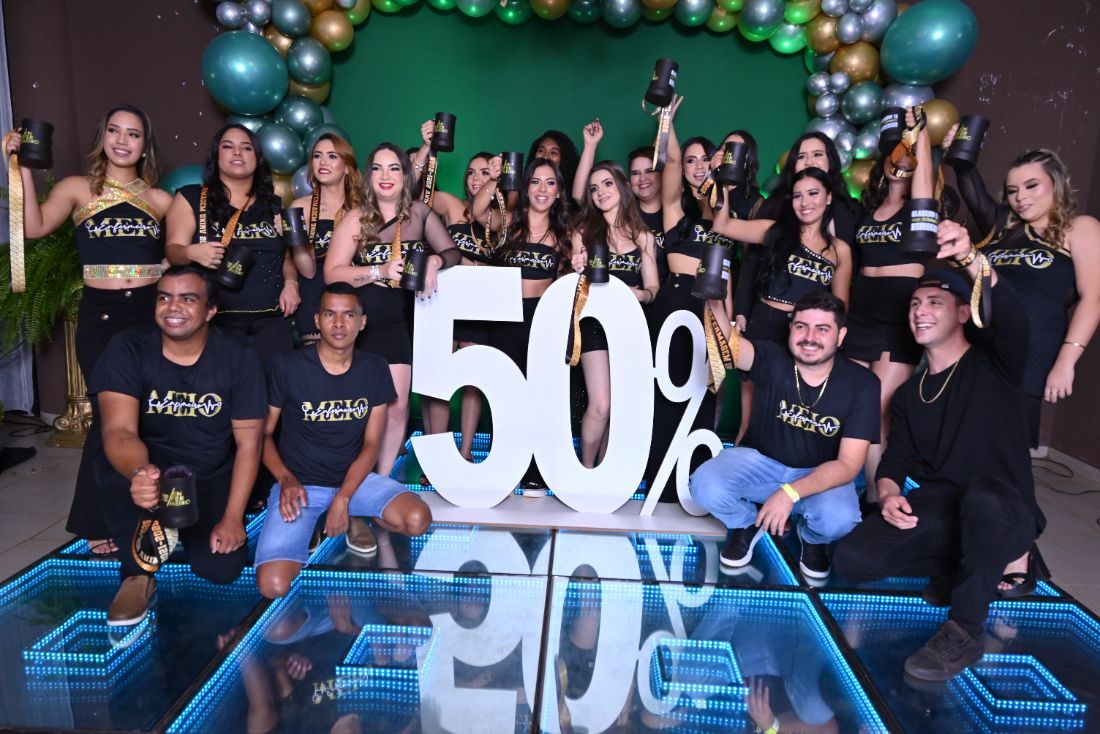 Brincadeira da turma · Festa de 50%